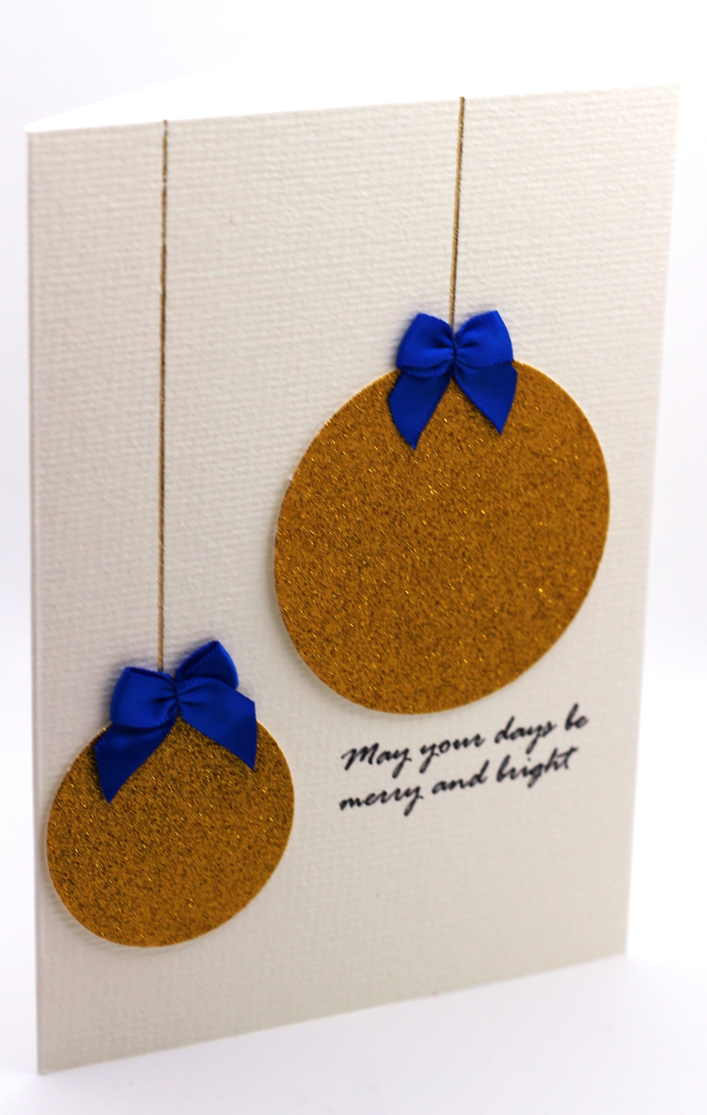 Hanging ornaments - merry and bright