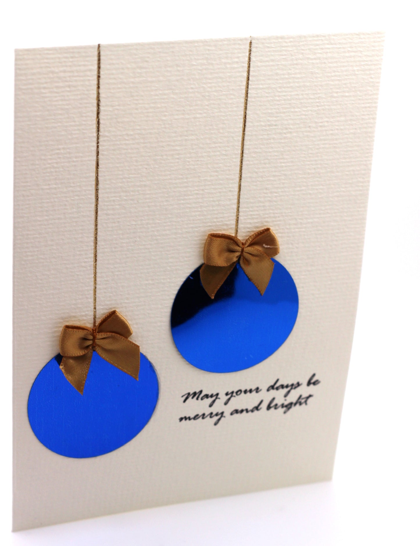 Hanging ornaments - merry and bright