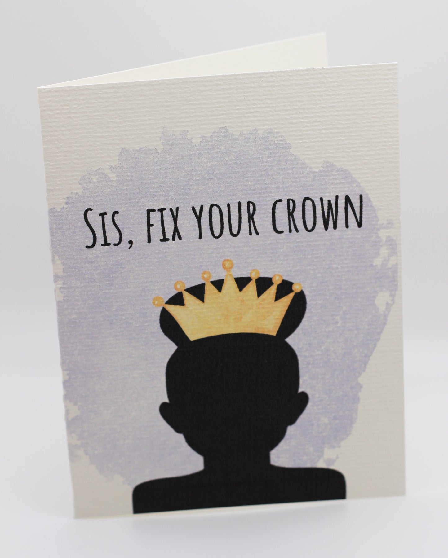 Sis, fix your crown - silhouette