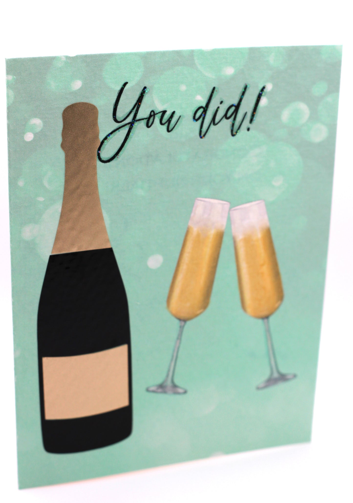 Champagne flutes You did!