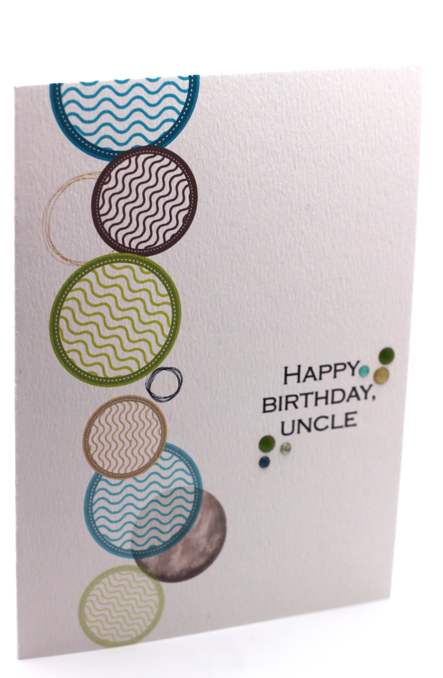 Circle strip cards with customizable sentiments