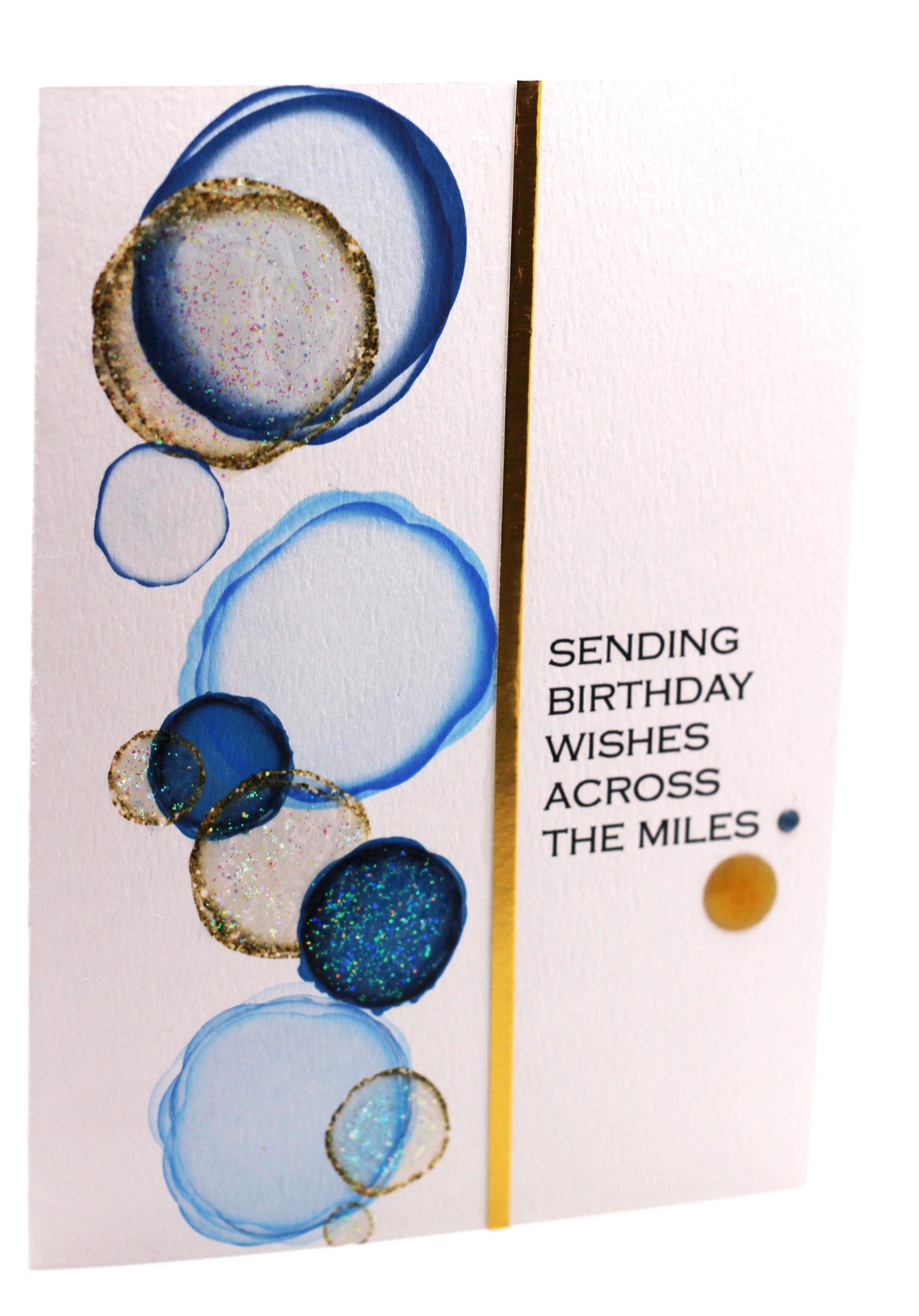 Circle strip cards with customizable sentiments